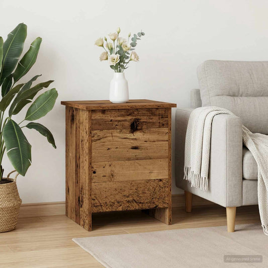 vidaXL Storage Chest Old Wood 40 x 40 x 50 cm Engineered Wood