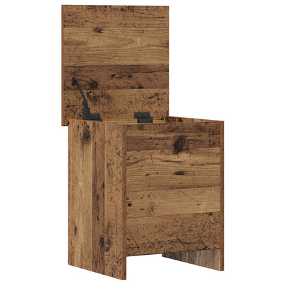 vidaXL Storage Chest Old Wood 40 x 40 x 50 cm Engineered Wood