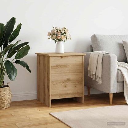 vidaXL Storage Chest Artisan Oak 40 x 40 x 50 cm Engineered Wood