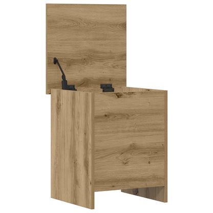 vidaXL Storage Chest Artisan Oak 40 x 40 x 50 cm Engineered Wood