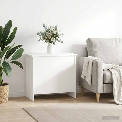 vidaXL Storage Chest White 60 x 40 x 50 cm Engineered Wood