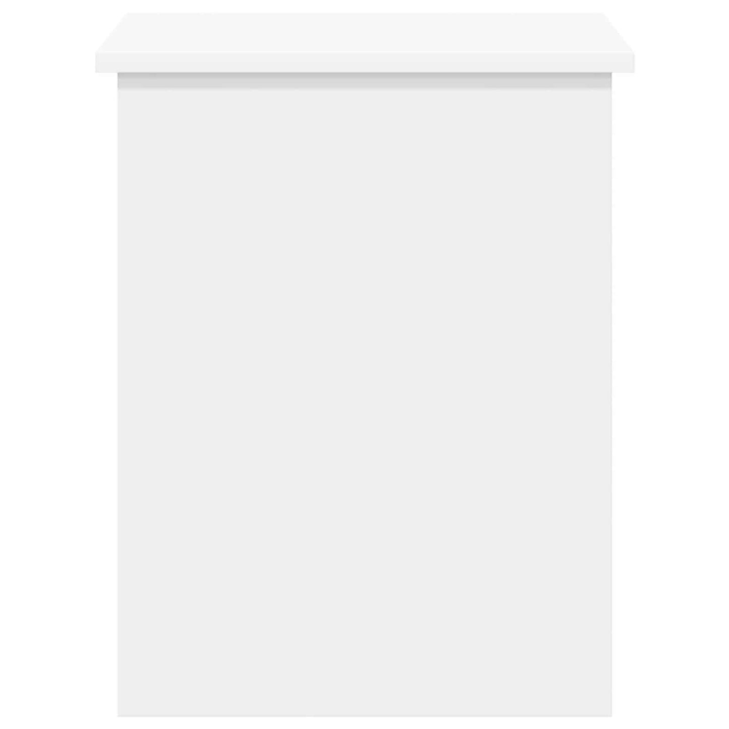 vidaXL Storage Chest White 60 x 40 x 50 cm Engineered Wood