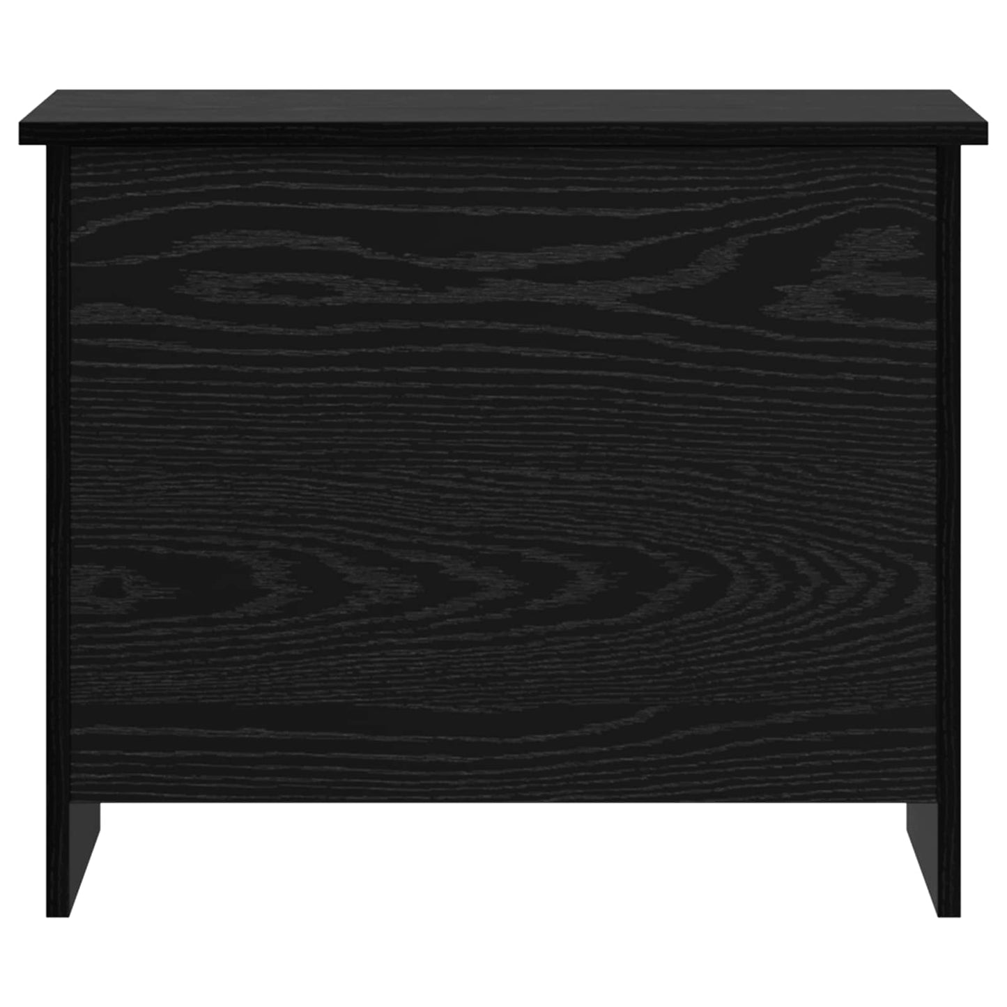 vidaXL Storage Chest Black Oak 60 x 40 x 50 cm Engineered Wood