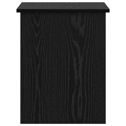 vidaXL Storage Chest Black Oak 60 x 40 x 50 cm Engineered Wood