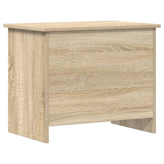 vidaXL Storage Chest Sonoma Oak 60 x 40 x 50 cm Engineered Wood