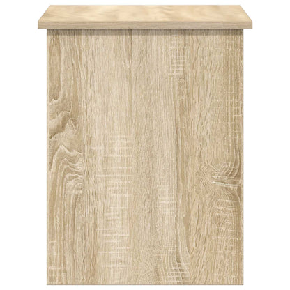 vidaXL Storage Chest Sonoma Oak 60 x 40 x 50 cm Engineered Wood