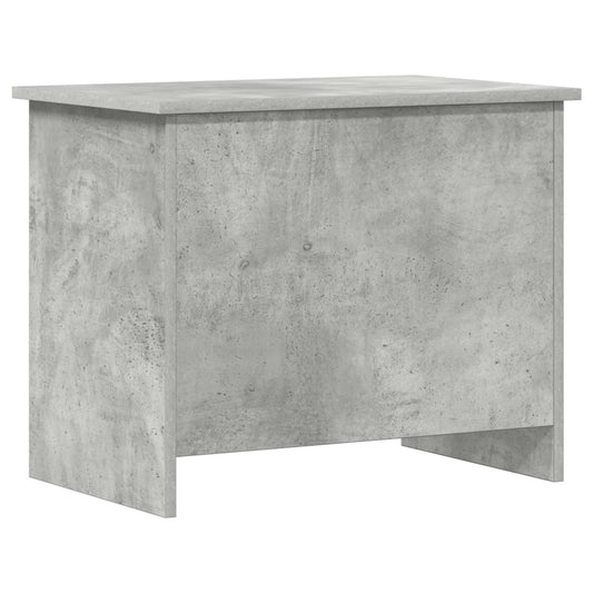 vidaXL Storage Chest Concrete Grey 60 x 40 x 50 cm Engineered Wood