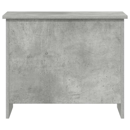 vidaXL Storage Chest Concrete Grey 60 x 40 x 50 cm Engineered Wood