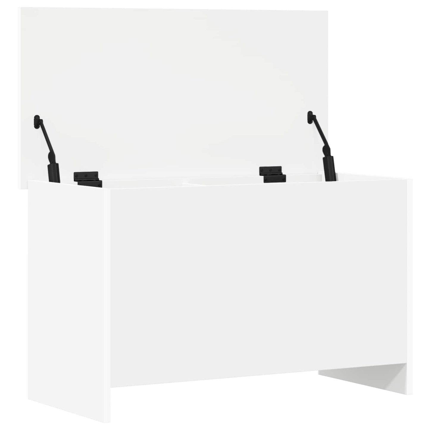 vidaXL Storage Chest White 80 x 40 x 50 cm Engineered Wood