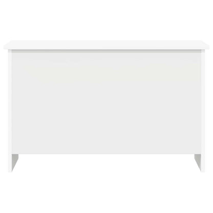 vidaXL Storage Chest White 80 x 40 x 50 cm Engineered Wood