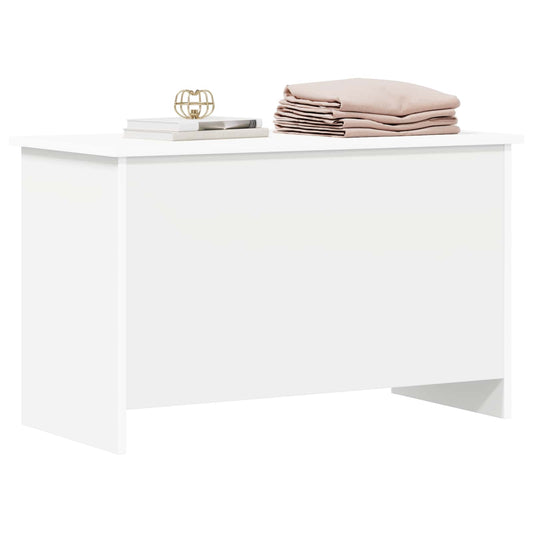 vidaXL Storage Chest White 80 x 40 x 50 cm Engineered Wood