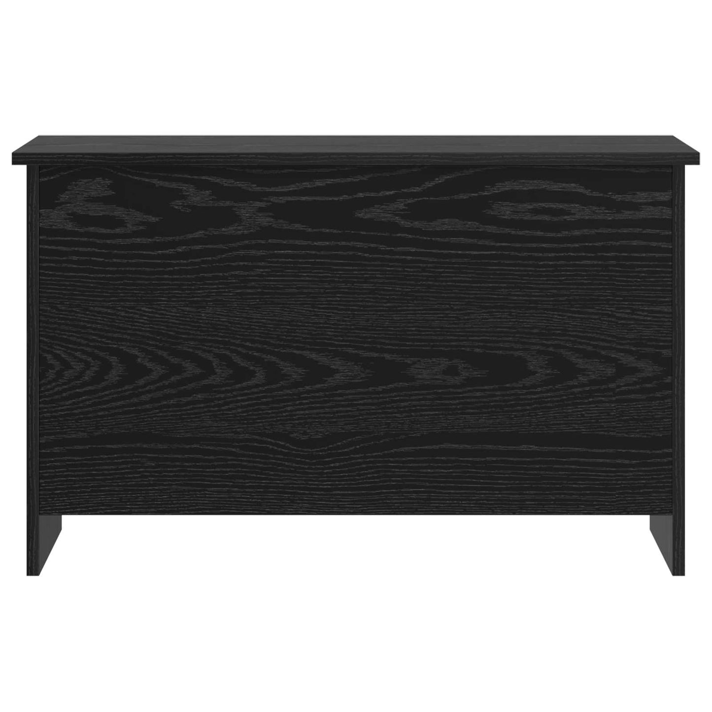 vidaXL Storage Chest Black Oak 80 x 40 x 50 cm Engineered Wood