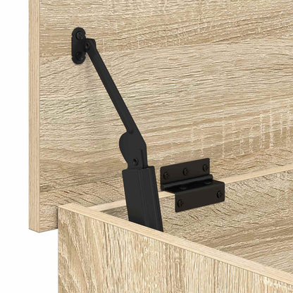 vidaXL Storage Chest Sonoma Oak 80 x 40 x 50 cm Engineered Wood