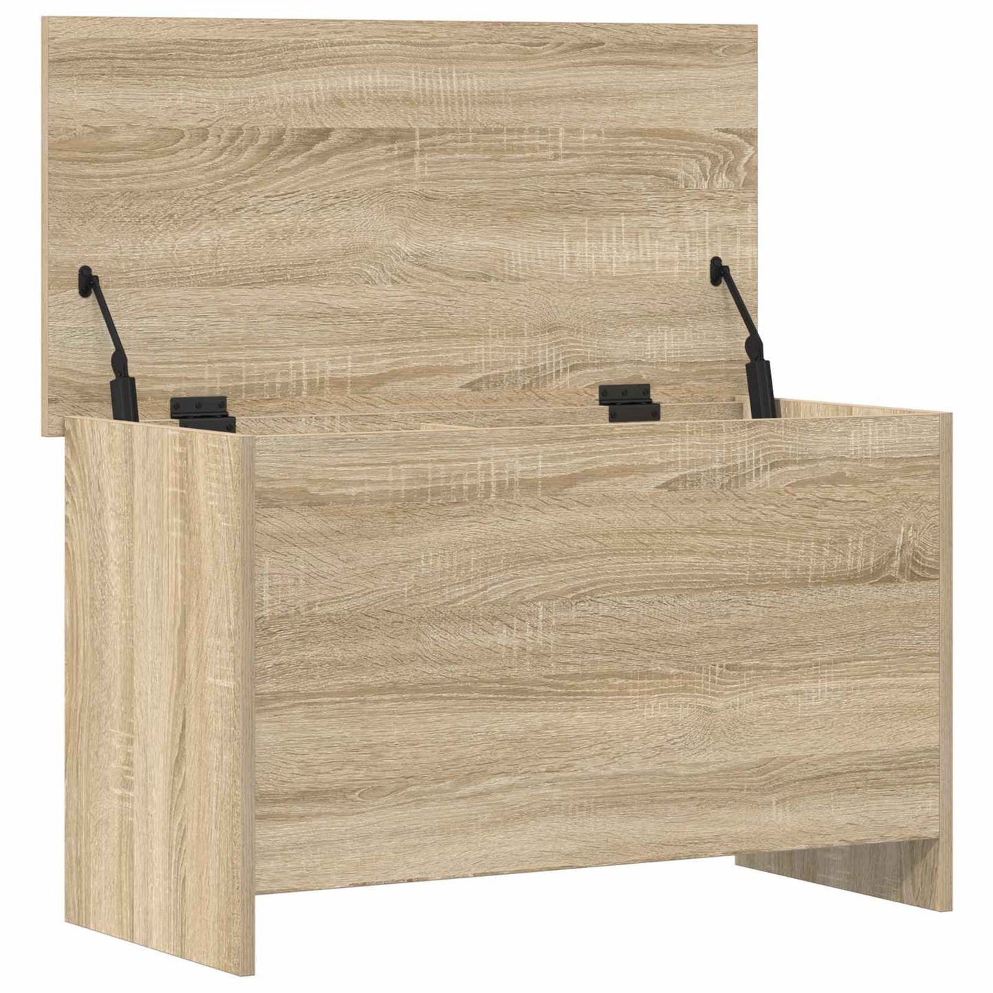 vidaXL Storage Chest Sonoma Oak 80 x 40 x 50 cm Engineered Wood