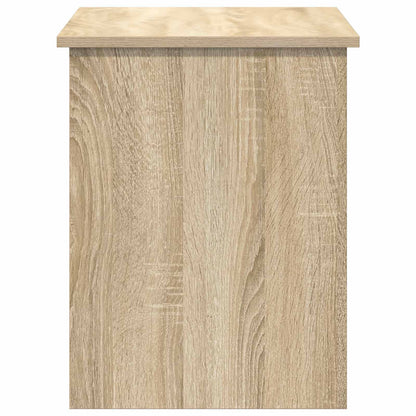 vidaXL Storage Chest Sonoma Oak 80 x 40 x 50 cm Engineered Wood