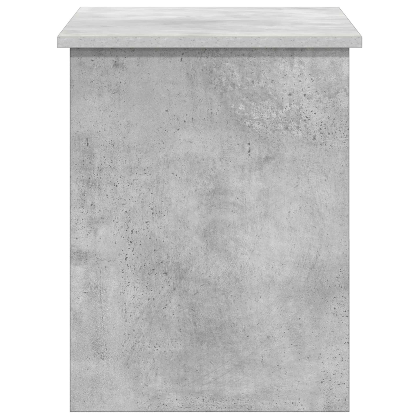 vidaXL Storage Chest Concrete Grey 80 x 40 x 50 cm Engineered Wood