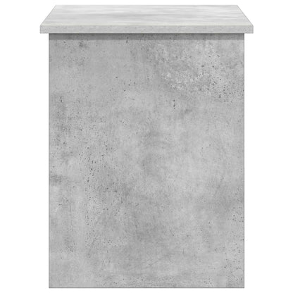 vidaXL Storage Chest Concrete Grey 80 x 40 x 50 cm Engineered Wood
