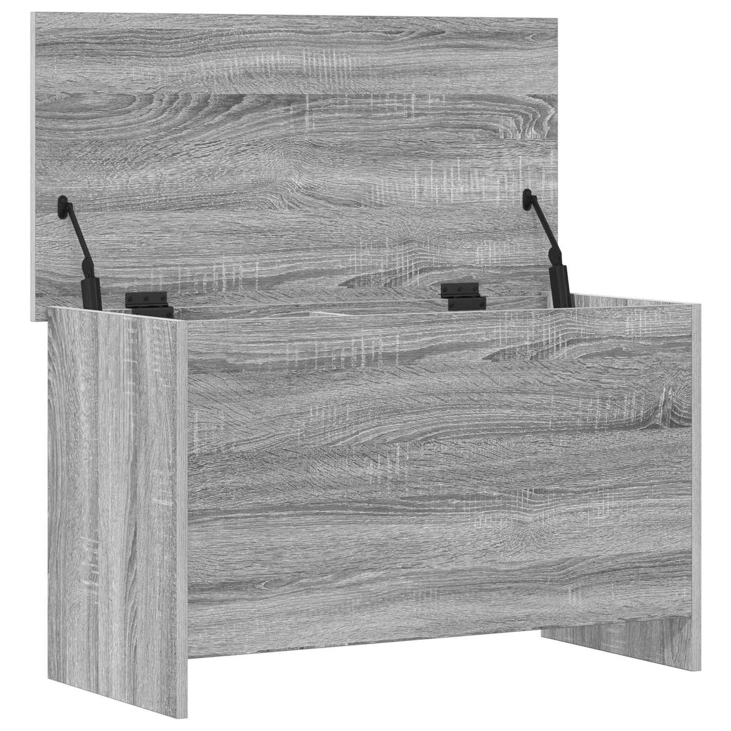 vidaXL Storage Chest Grey Sonoma 80 x 40 x 50 cm Engineered Wood