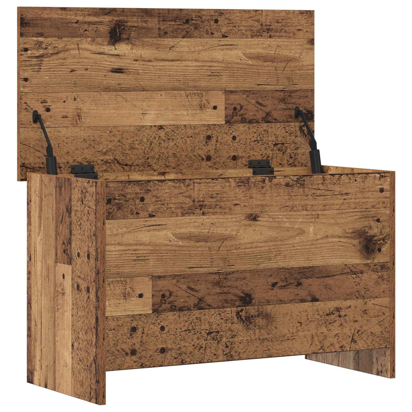 vidaXL Storage Chest Old Wood 80 x 40 x 50 cm Engineered Wood