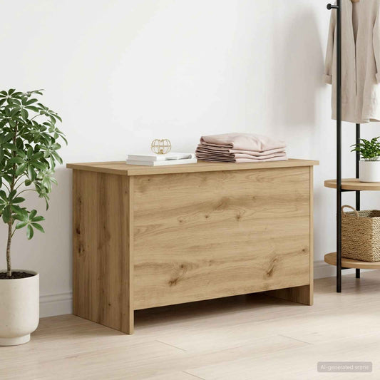 vidaXL Storage Chest Artisan Oak 80 x 40 x 50 cm Engineered Wood