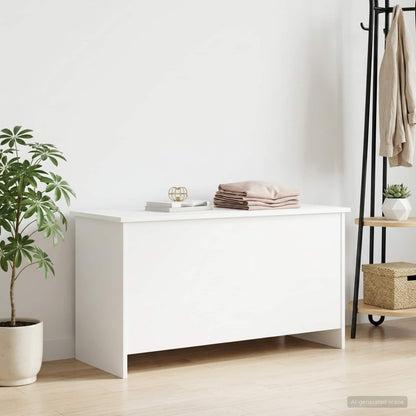 vidaXL Storage Chest White 100 x 40 x 50 cm Engineered Wood