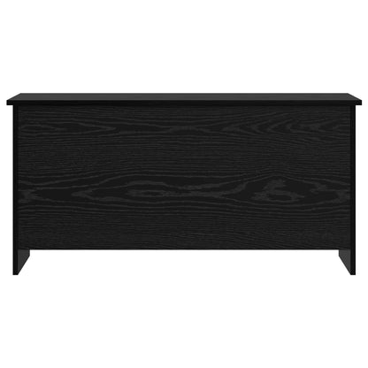 vidaXL Storage Chest Black Oak 100 x 40 x 50 cm Engineered Wood