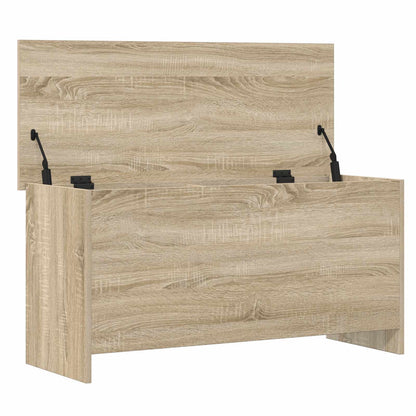 vidaXL Storage Chest Sonoma Oak 100 x 40 x 50 cm Engineered Wood