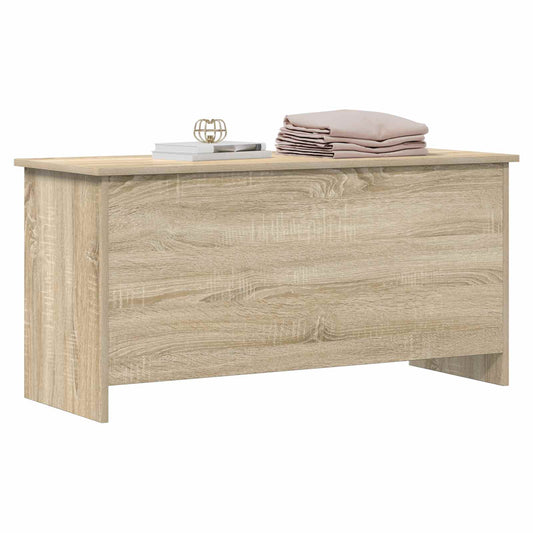 vidaXL Storage Chest Sonoma Oak 100 x 40 x 50 cm Engineered Wood