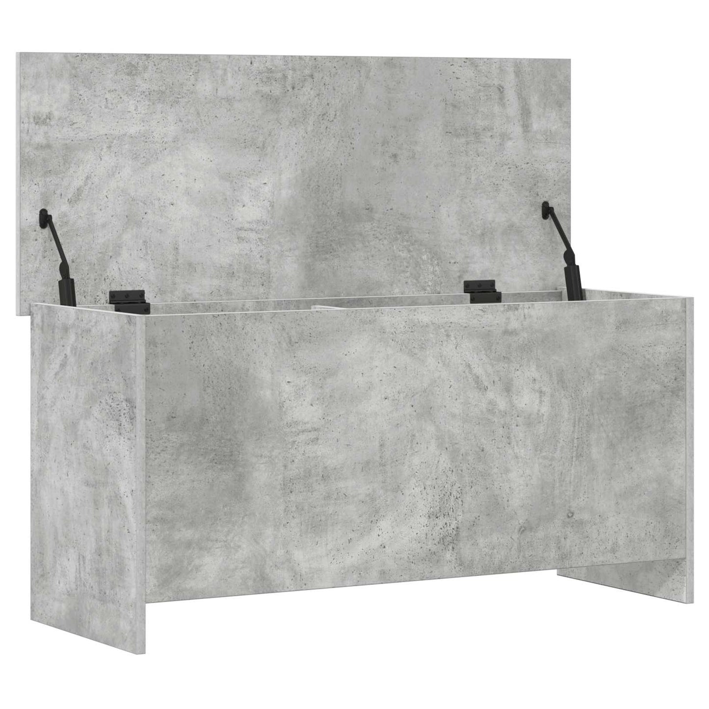vidaXL Storage Chest Concrete Grey 100 x 40 x 50 cm Engineered Wood