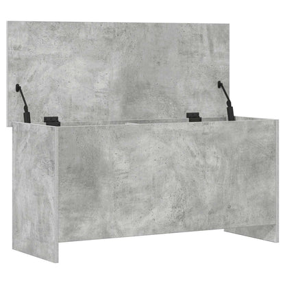 vidaXL Storage Chest Concrete Grey 100 x 40 x 50 cm Engineered Wood
