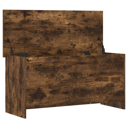 vidaXL Storage Chest Smoked Oak 100 x 40 x 50 cm Engineered Wood