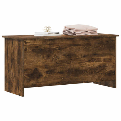 vidaXL Storage Chest Smoked Oak 100 x 40 x 50 cm Engineered Wood