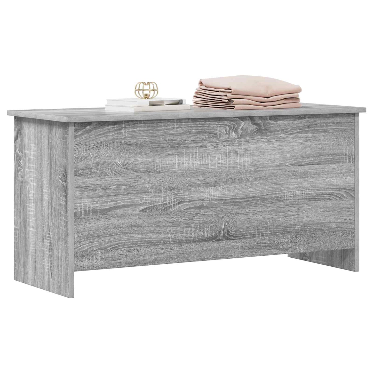 vidaXL Storage Chest Grey Sonoma 100 x 40 x 50 cm Engineered Wood
