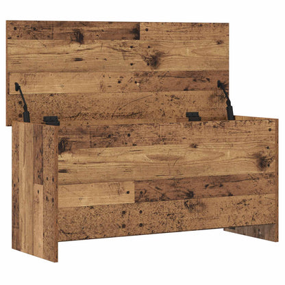 vidaXL Storage Chest Old Wood 100 x 40 x 50 cm Engineered Wood