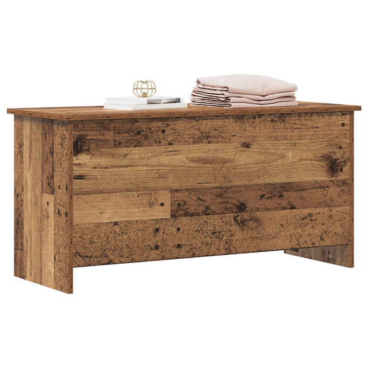 vidaXL Storage Chest Old Wood 100 x 40 x 50 cm Engineered Wood