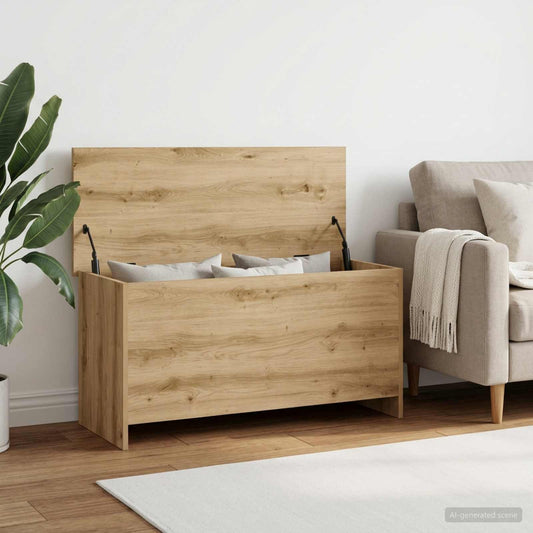 vidaXL Storage Chest Artisan Oak 100 x 40 x 50 cm Engineered Wood