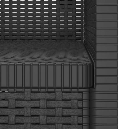 vidaXL 1-Seater Armchair Rattan Look PP Anthracite