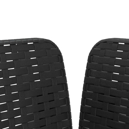 vidaXL 1-Seater Armchair with Cushion Rattan Look PP Anthracite