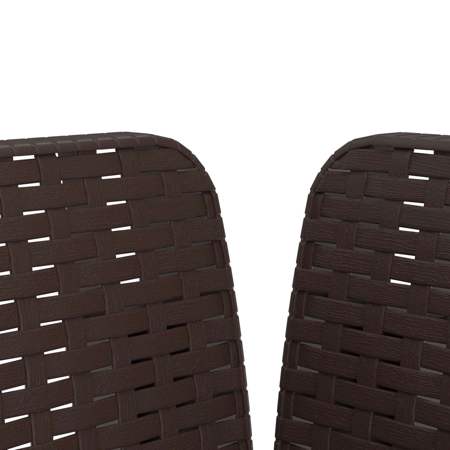 vidaXL 1-Seater Armchair with Cushion Rattan Look PP Brown