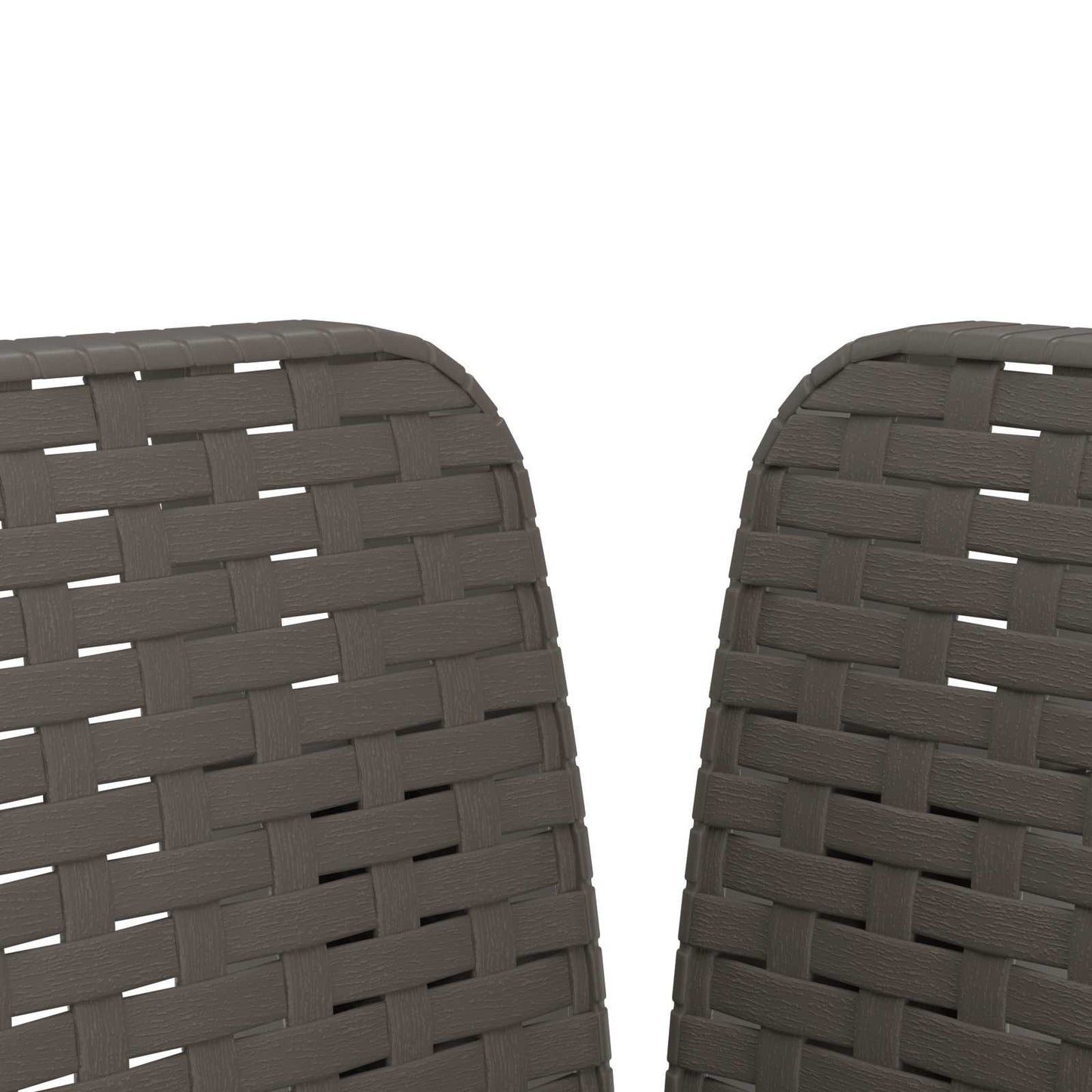 vidaXL 1-Seater Armchair with Cushion Rattan Look PP Light Grey