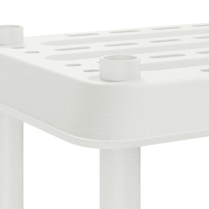 vidaXL Shelving Unit 2-Tier 100 x 40 x 55.5 cm PP White