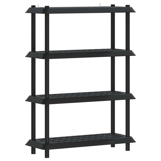 vidaXL Shelving Unit 4-Tier 100 x 40 x 136.5 cm PP Anthracite