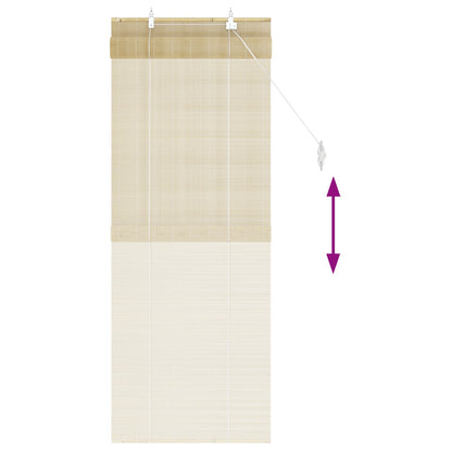 vidaXL Roller Blind Natural 40 x 160 cm Bamboo