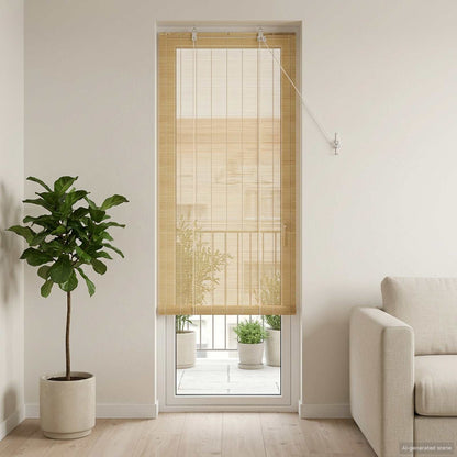 vidaXL Roller Blind Natural 50 x 220 cm Bamboo