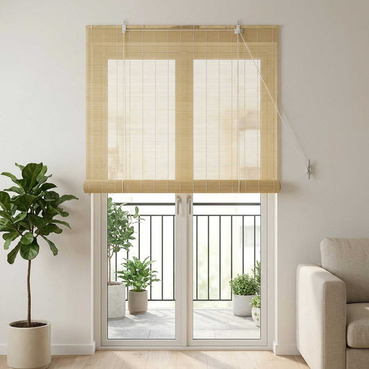 vidaXL Roller Blind Natural 110 x 220 cm Bamboo