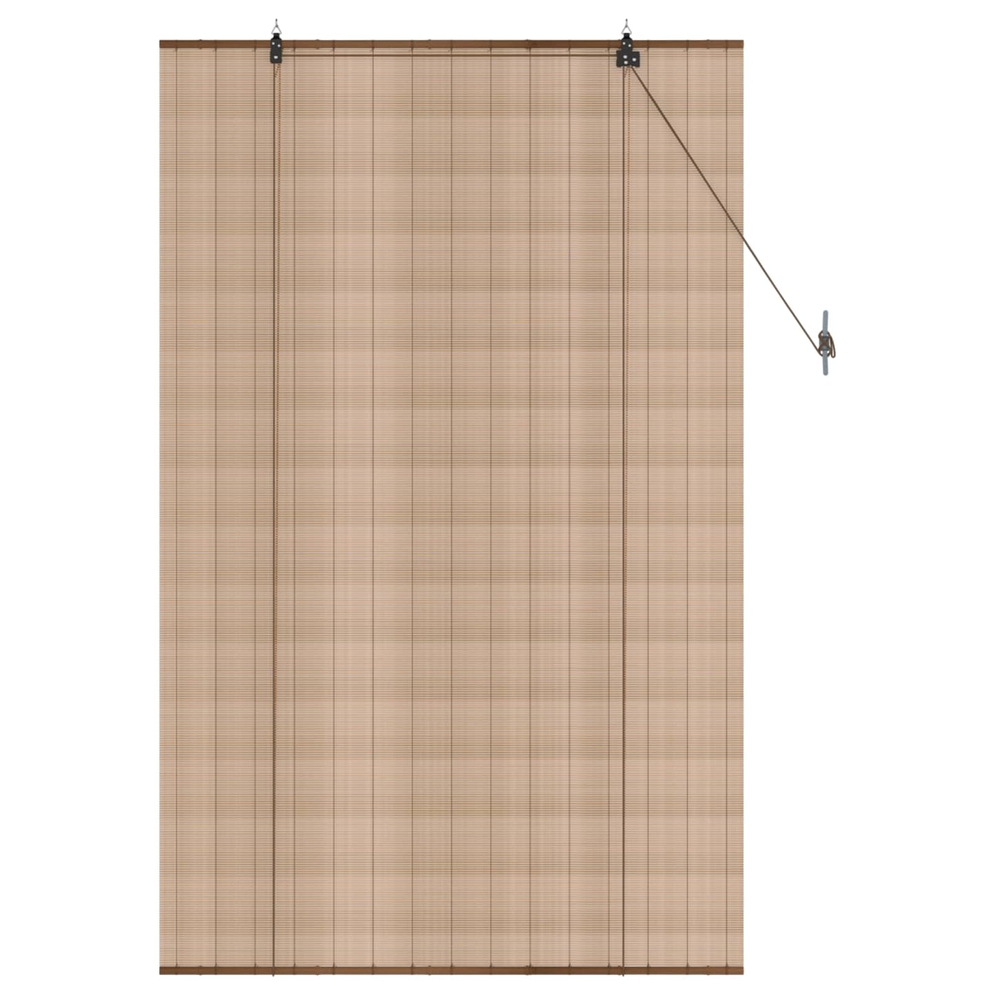 vidaXL Roller Blind Brown 90 x 160 cm Bamboo