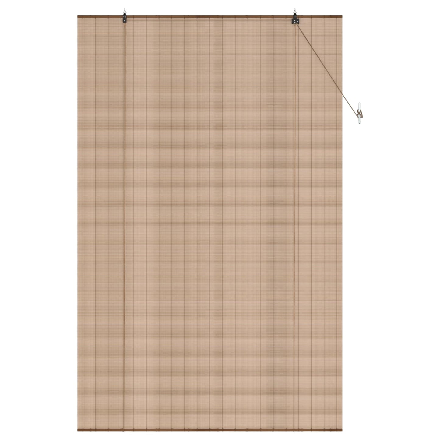 vidaXL Roller Blind Brown 130 x 220 cm Bamboo