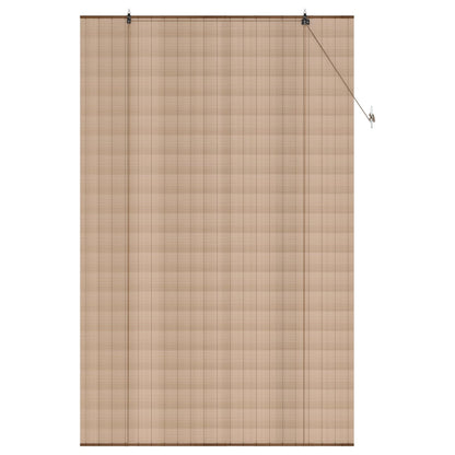 vidaXL Roller Blind Brown 130 x 220 cm Bamboo