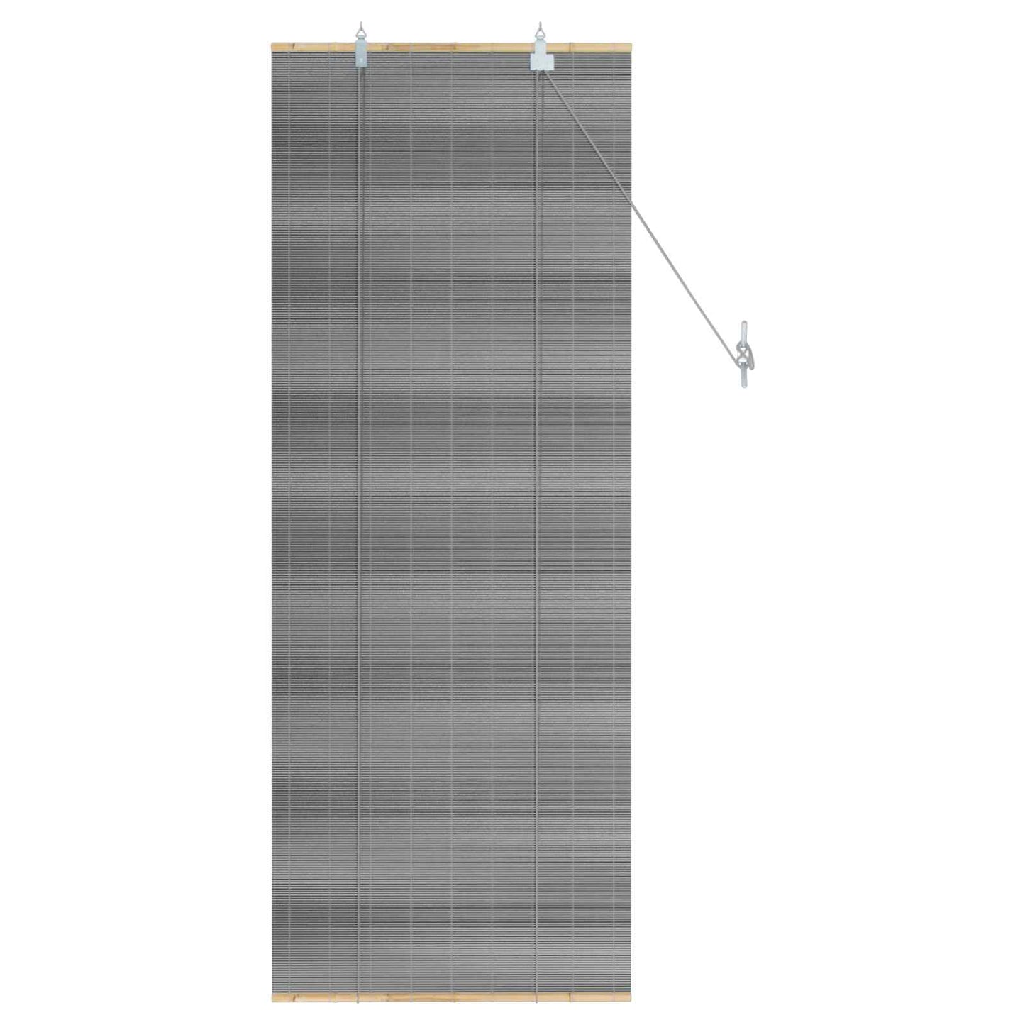vidaXL Roller Blind Grey 40 x 160 cm Bamboo