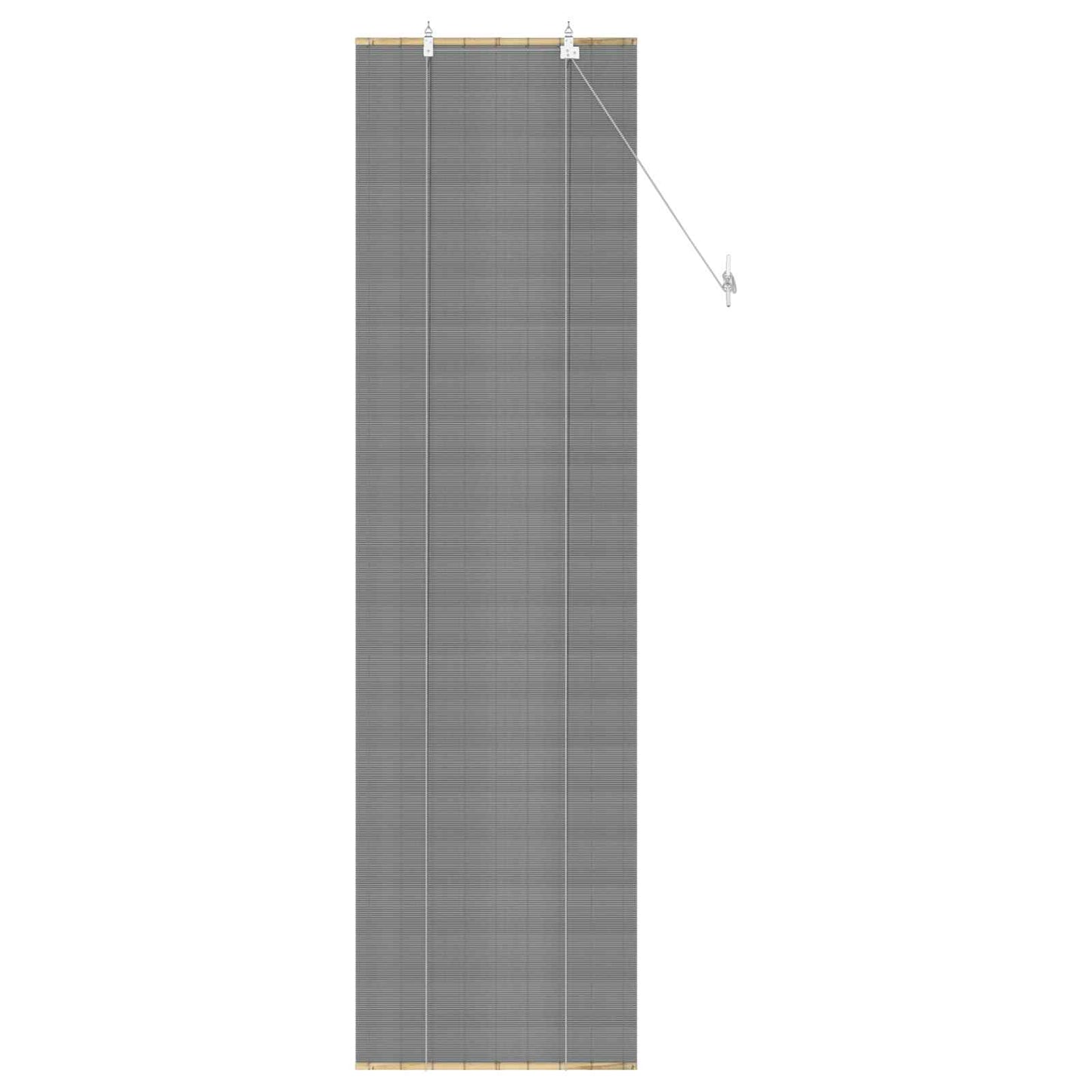 vidaXL Roller Blind Grey 70 x 220 cm Bamboo